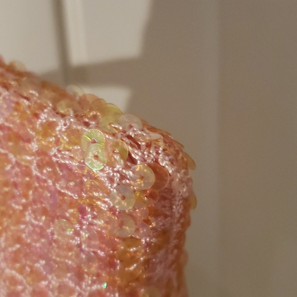 Pink Sequins Crochet Mini Bag - Picture 5 of 17